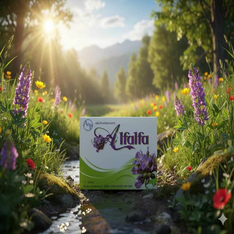 อัลฟัลฟ่ากล่องเล็ก 150 บาท [10เม็ด]